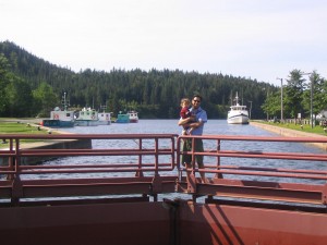 Lock at St. Peter's Canal, Cape Breton 