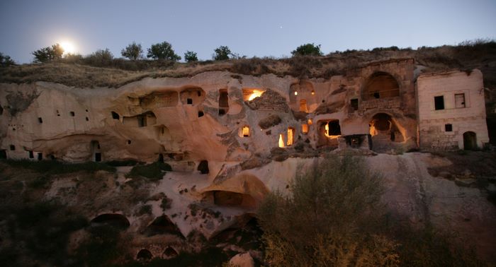 Gamirasu Cave Hotel in Ayvali, Turkey