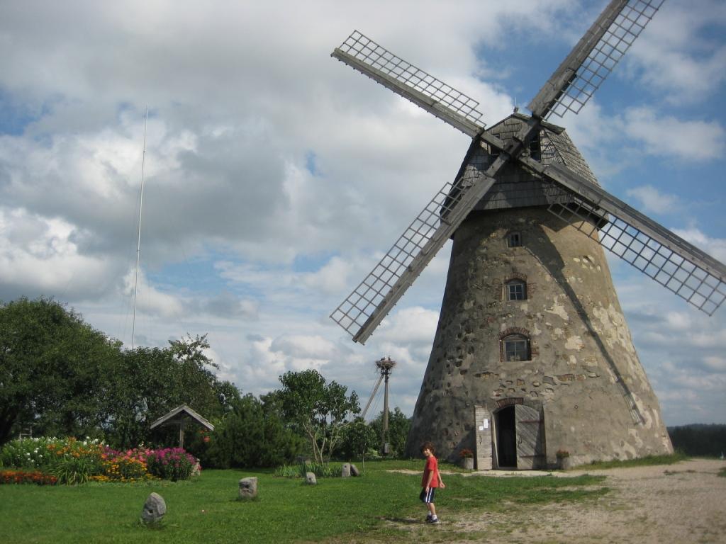 Windmill in Gauja National Park, Latvia